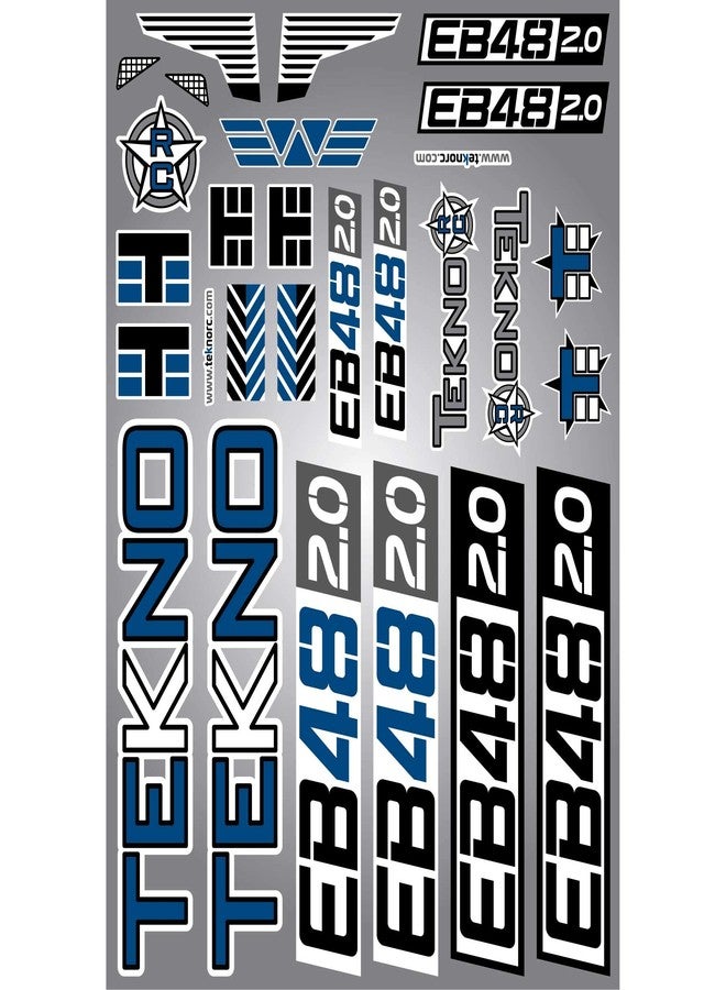 TEKNO RC LLC Decal Sheet EB48 2.0 TKR9246 Elec Car/Truck Replacement Parts - Image 2